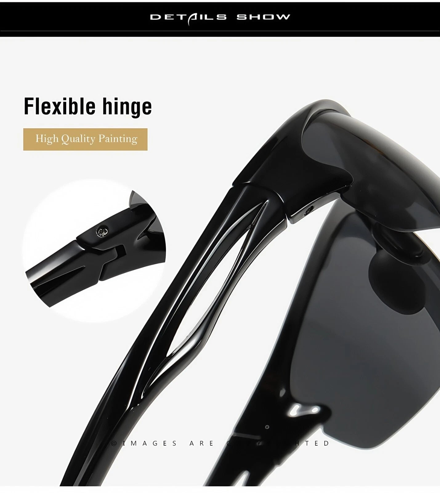 Men's Polarized Wrap Around Sports Sunglasses Running Driving Outdoor Activities # 6916