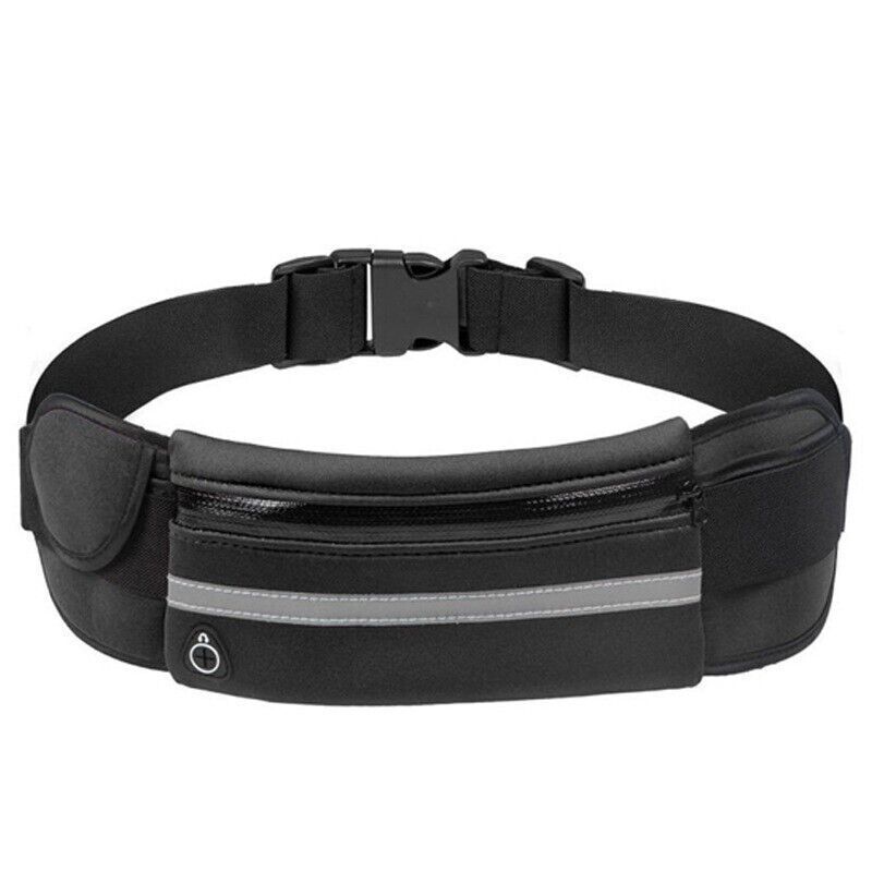 Waterproof Sports Wallet Running Pack Travel Waist Bags Money Zip Belt Pouch