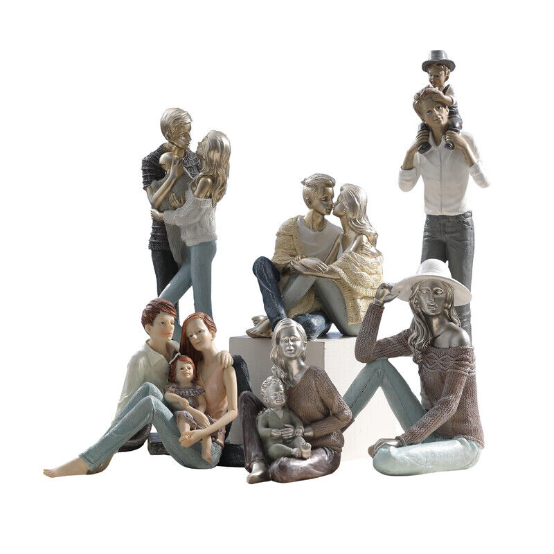 Family Birthday Table Gift Idea Resin Decoration lover child baby Mum Figurine