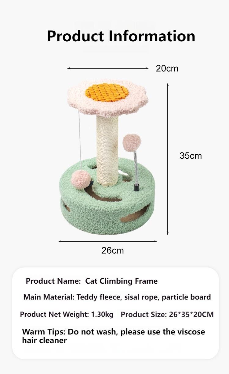 Cat Tree Tower Scratching Post Scratcher Trees Sisal Cat Scratcher Wood Chair
