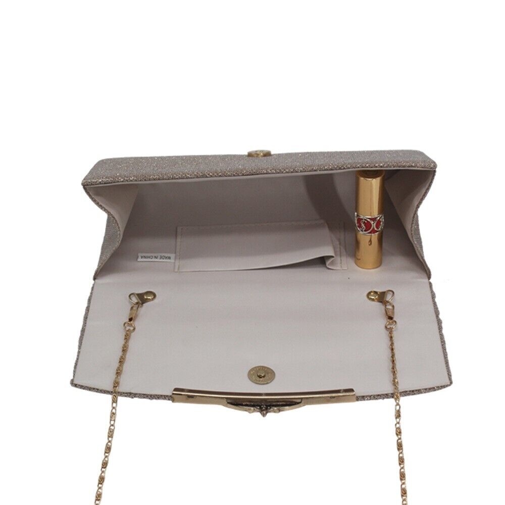 Women Evening Bag Clutch Wedding Party Shoulder Bag Ladies Chain Crossbody Bags