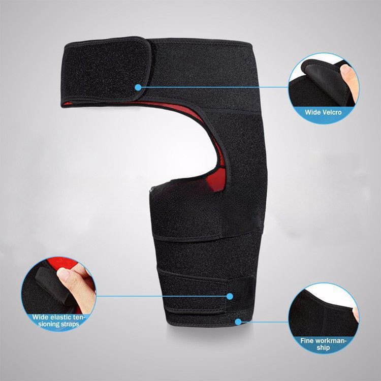 Breathable Sports Leg Support Muscle Strain Prevention Hip Thigh Support Strap