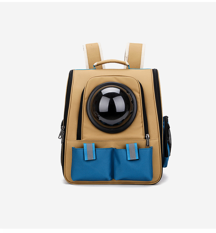 Pet Outdoor Portable Breathable Backpack Cat Dog Space Capsule Shoulder Bag
