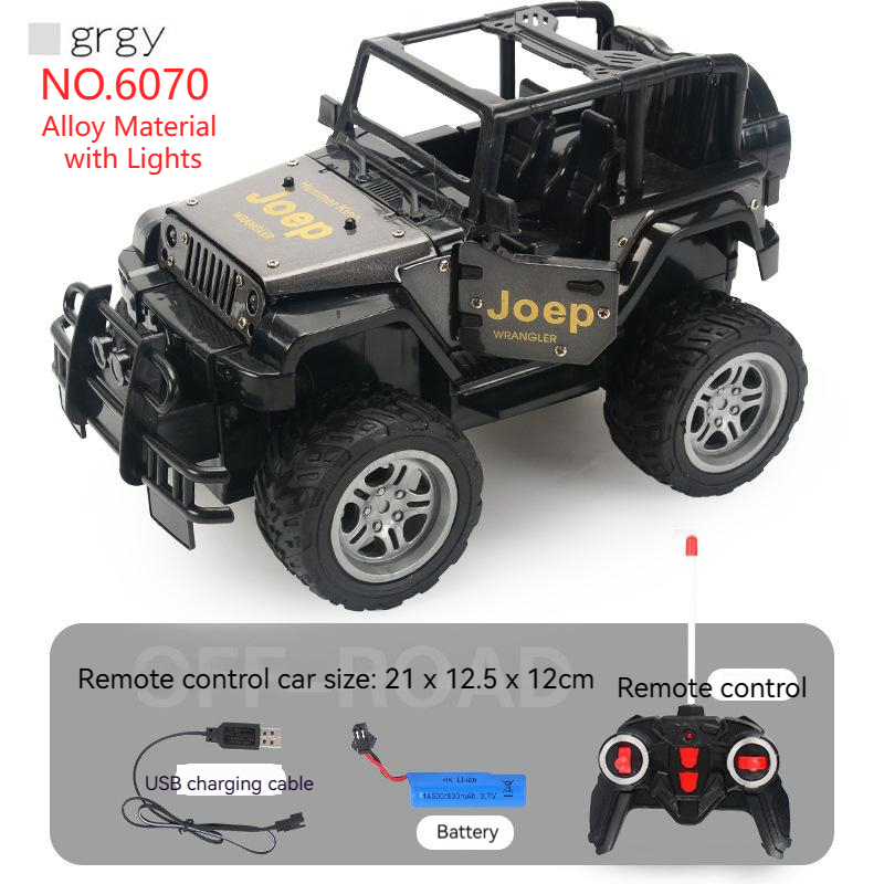 4WD Remote Control Buggy High Speed Racing Electric Light 1:18 Toy Car Alloy