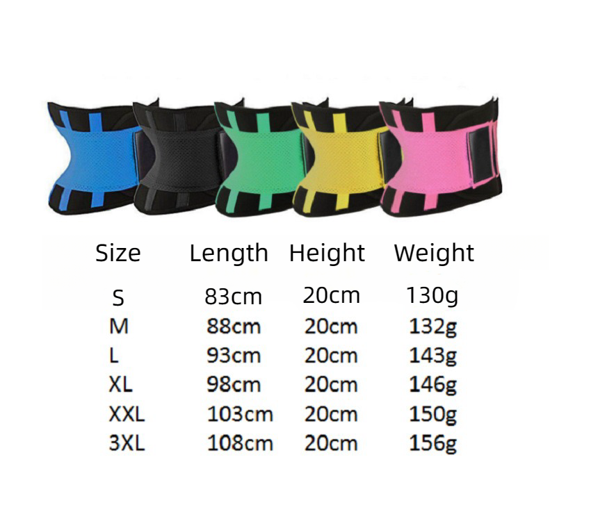 Unisex Shaping Belt Sport Abdominal Belt Fitness Girdle Postpartum Waist Support