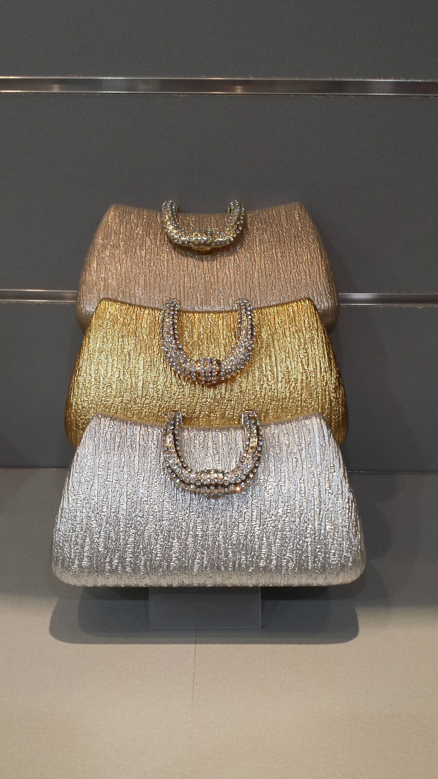 NEW Shining Ladies Evening Clutch Bag Wedding Bridal Chain Handbag Wallet PARTY