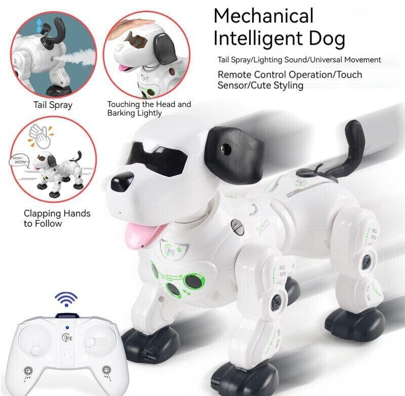 Children's Electric Watch Remote Control Smart Spray Dog Toy Touch Digital Pet