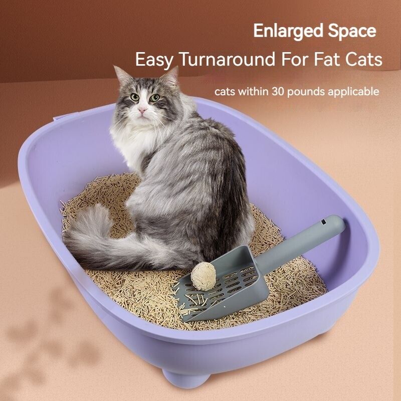 UVC Sterilization Fully Enclosed Cat Litter Box Pet Toilet Odour Control Basin