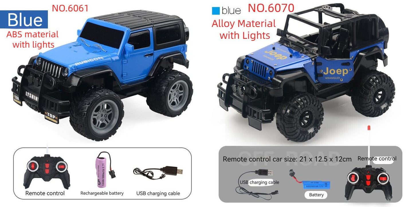 4WD Remote Control Buggy High Speed Racing Electric Light 1:18 Toy Car Alloy