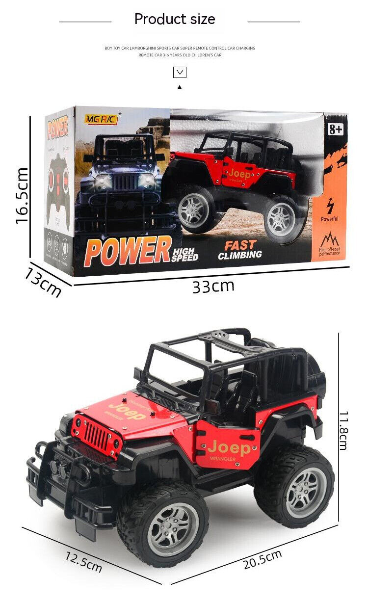 4WD Remote Control Buggy High Speed Racing Electric Light 1:18 Toy Car Alloy