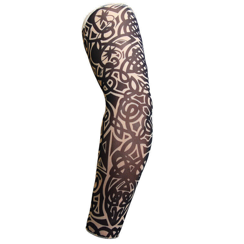 Sunscreen Tatto Arm Stretch Sleeves UV Sun Protect Covers Outdoor Sports Cooling