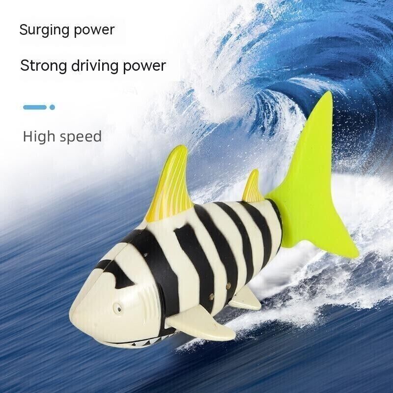 Mini Remote Control Boat Shark Dive Fish Sightsee Submarine Children Toy Gift