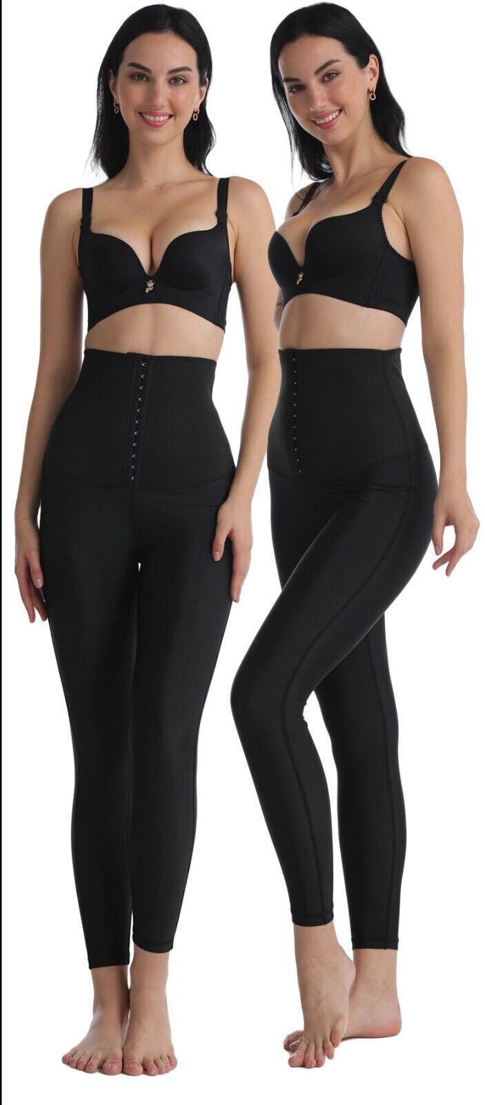 Women Waist Trainer Sauna Sweat Pants Hot Body Shaper Leggings Tummy Slimming