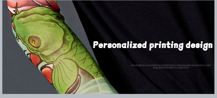 Sunscreen Tatto Arm Stretch Sleeves UV Sun Protect Covers Outdoor Sports Cooling
