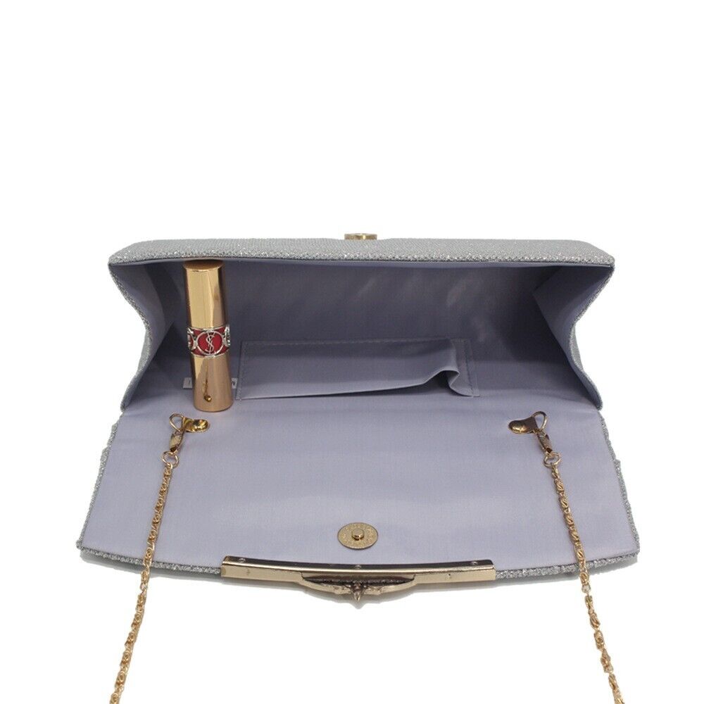 Women Evening Bag Clutch Wedding Party Shoulder Bag Ladies Chain Crossbody Bags