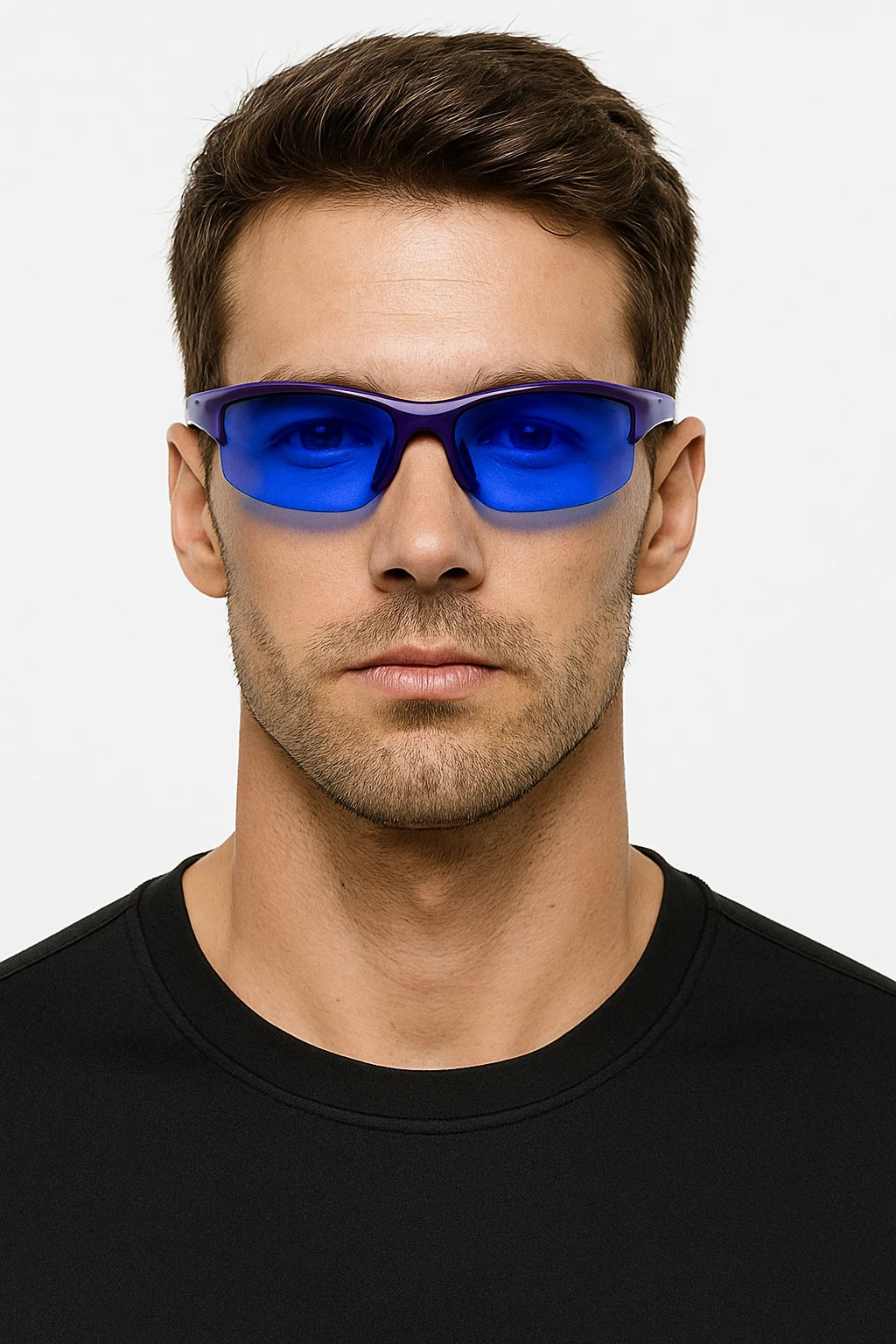 Men's Polarized Wrap Around Sports Sunglasses Running Driving Outdoor Activities # 6916