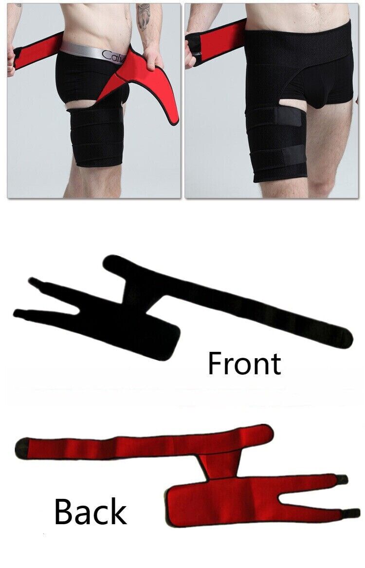 Breathable Sports Leg Support Muscle Strain Prevention Hip Thigh Support Strap