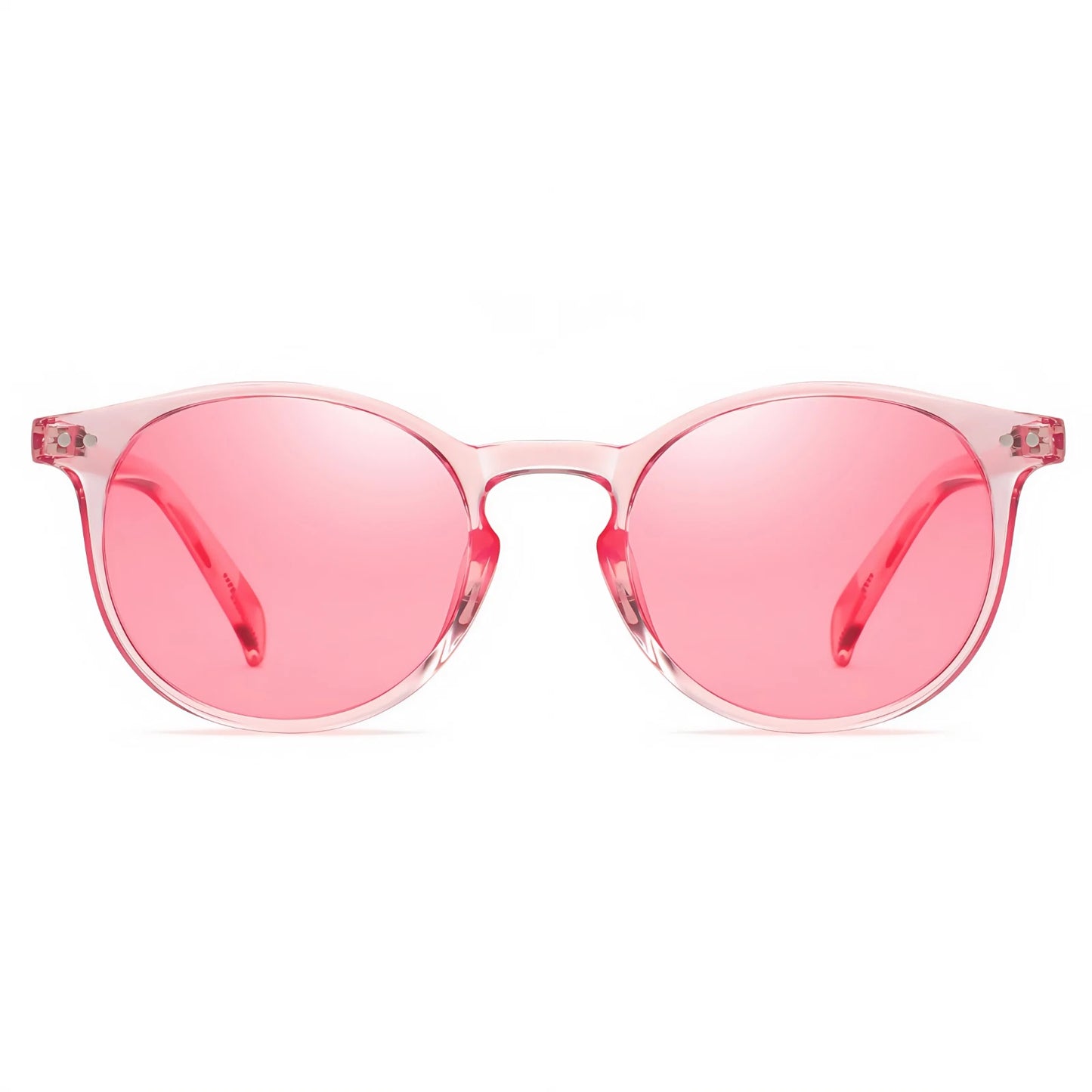 Women Lightweight Polarized Beach Round Driving Sunglasses UV400 Anti-Glare Lens # 3331
