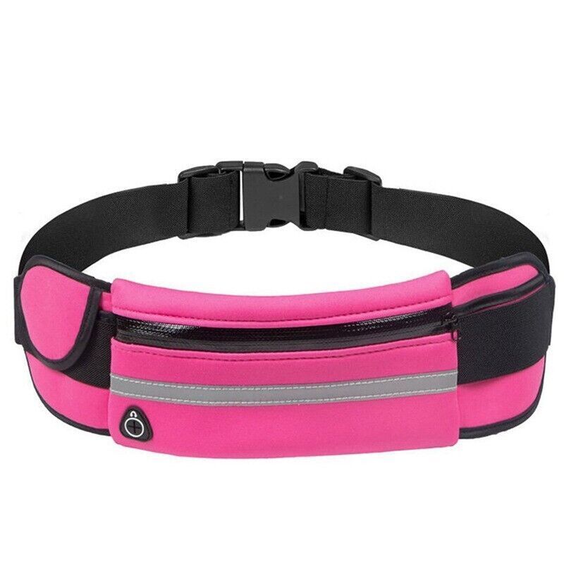 Waterproof Sports Wallet Running Pack Travel Waist Bags Money Zip Belt Pouch