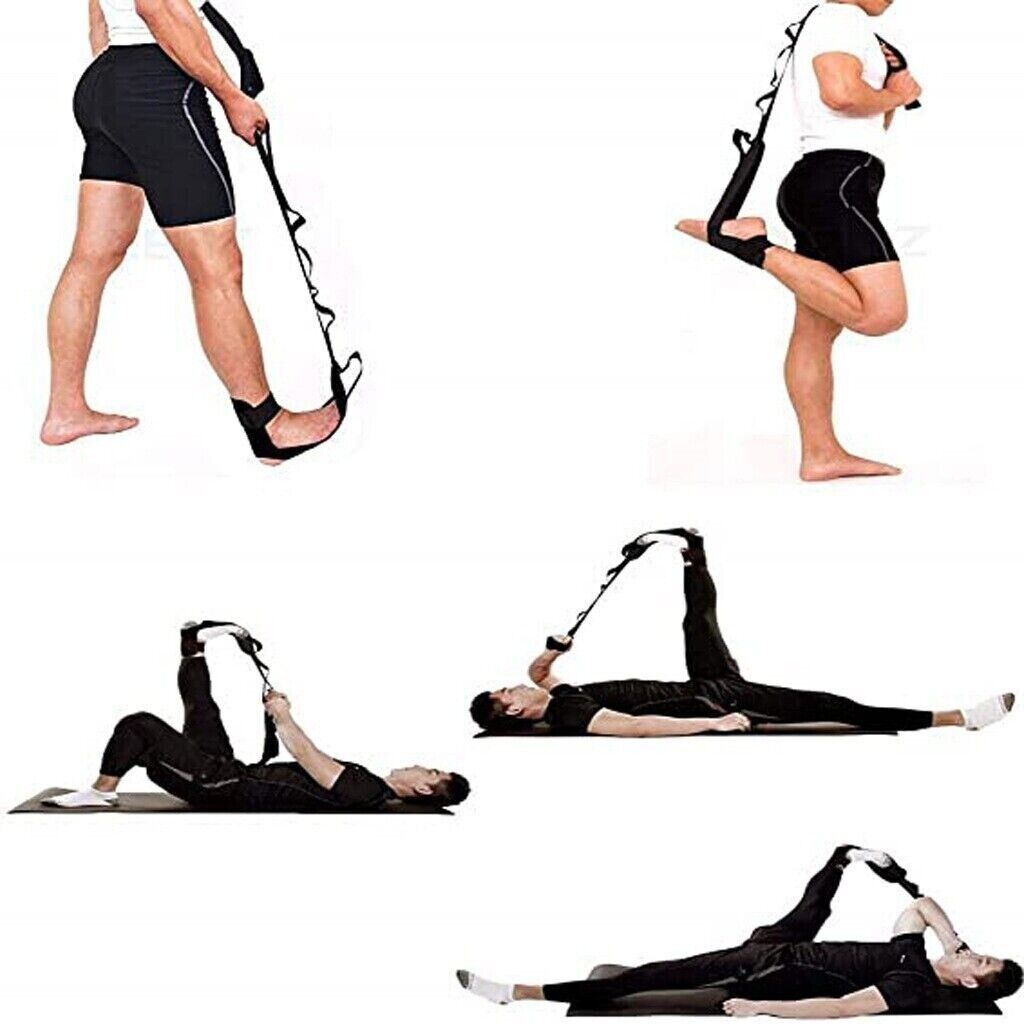 Yoga Flexibility Stretch Band Leg Fascia Sport Strap Gym Elastic Stretching
