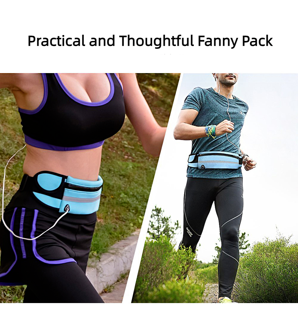 Waterproof Sports Wallet Running Pack Travel Waist Bags Money Zip Belt Pouch