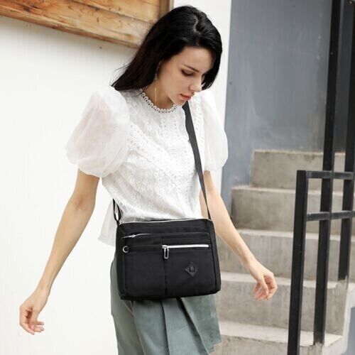 Women's Waterproof Single Shoulder Commute Crossbody Bag Large Capacity Bag