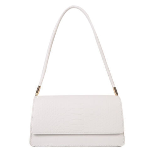 Women's Fashion Crocodile Print One Shoulder Retro Underarm Bag Fashion Bag