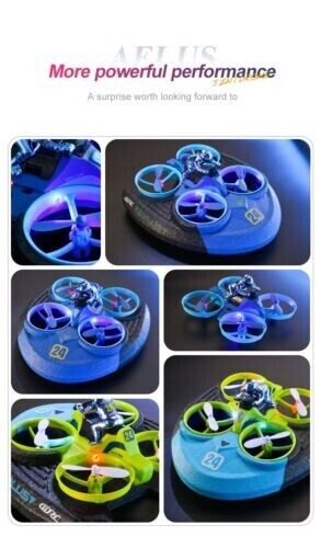 V24 Remote Control Aircraft Sea Land And Air 3-In-1 Unmanned Helicopter 4-axis