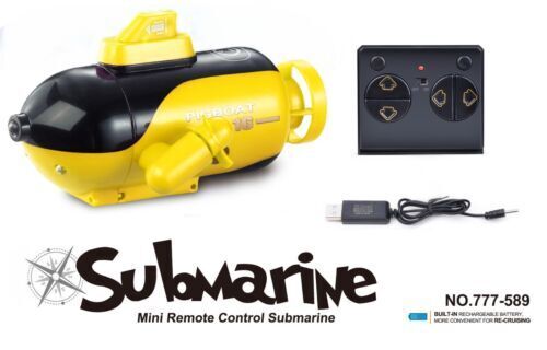New RC Submarine Electric Toy Submarine Mini Remote Control Radio Boat Gift