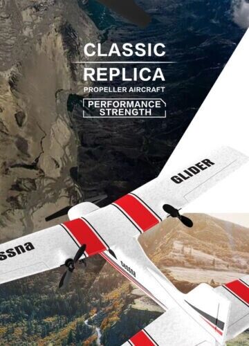 New Cessna Fixed Wing Retro EPP Foam Glider Toys Remote Control Aircraft Z53