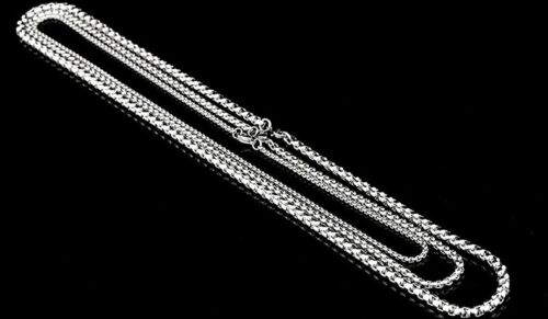 Basic Punk Stainless Steel Single Link Square Rolo Chain Necklace for Men Women