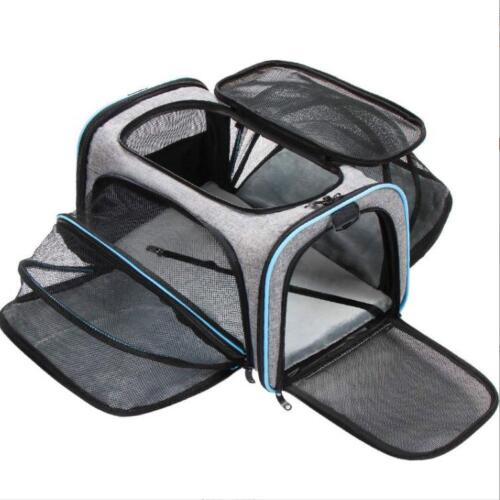Pet Carrier Large Capacity Expandable Collapsable Package Dog Cat Carry Bag