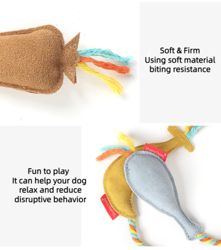 New Bite-Resistant Dog Toy Puppy Teeth Grinding Cleaning Pet Dog Bite Toys