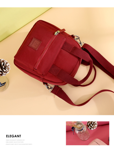 Women's Waterproof Fashion One Shoulder Bag Nylon Crossbody Bag Casual Bag
