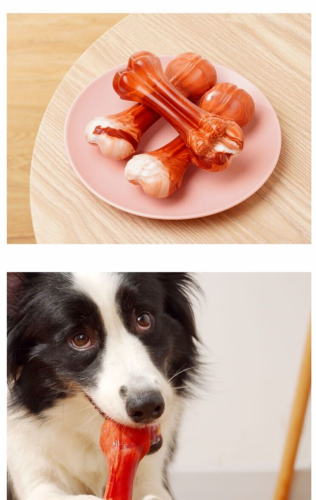 Molar Stick Pet Toy Bite-resistant Chew Simulation Bone Tooth Cleaning Dog Toy