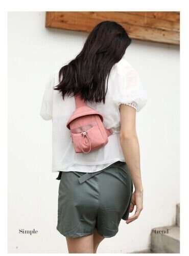 Waterproof Nylon Crossbody Lightweight Chest Bag Portable Single Shoulder Bag