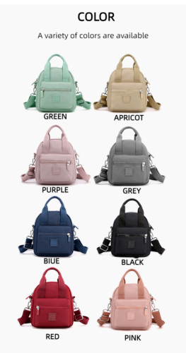 Women's Waterproof Fashion One Shoulder Bag Nylon Crossbody Bag Casual Bag
