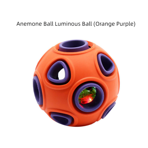 New Pet Toy Ringing Bell Bite Resistant Vocal Rubber Molar Training Ball