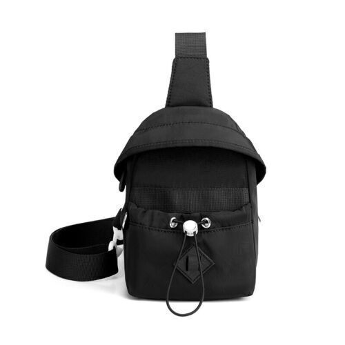 Waterproof Nylon Crossbody Lightweight Chest Bag Portable Single Shoulder Bag