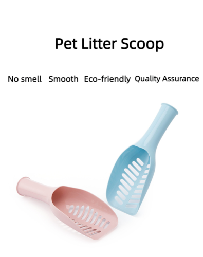 Overstriking Handle Cat Litter Scoop Hollow Pet Litter Scoop Cleaning Supplies