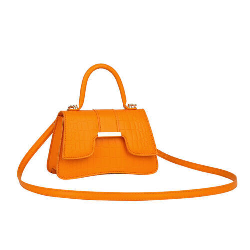 Women's Fashion Crocodile Stripe Simple Handbag Shoulder Bag Crossbody Bag
