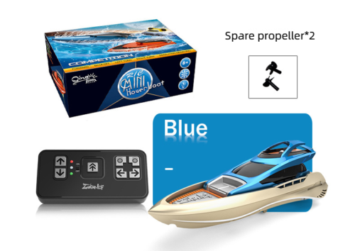 Toy Gift 2.4GHz Mini RC Speed Boat Remote Control High Speed Boat Waterproof