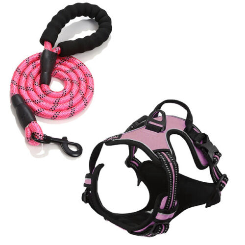 Explosion-proof Punch Dog Chest Strap Collar Buckle Lead Rope Reflective Vest