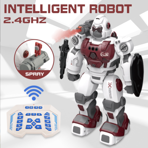 Kids Toy Birthday Gift Spray 2.4GHz Remote Control Intelligent Ape Gesture Robot