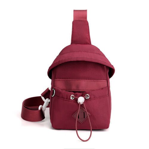 Waterproof Nylon Crossbody Lightweight Chest Bag Portable Single Shoulder Bag