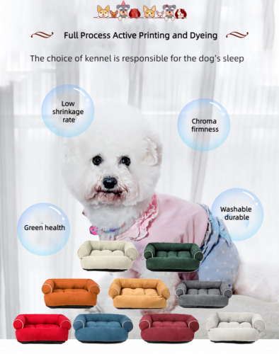 New Pet Dog Sofa Bed Dog Kennel Autumn Winter Pet Deep Sleep Large Dog Sofa