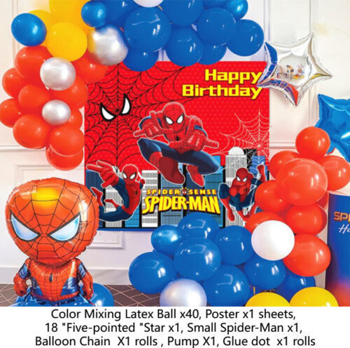 Cartoon Children's Birthday Banquet Scene Layout Birthday Balloon Set Decoration