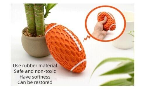Bite-resistant Vocal Rugby Dog Ball Puzzle Boredom Grinding Interactive Pet Toy