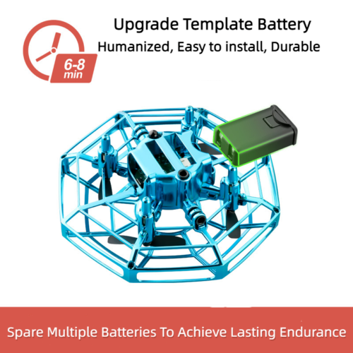 Mini Smart Gesture Sensing UFO Quadcopter Fall Resistant Suspension Aircraft Toy