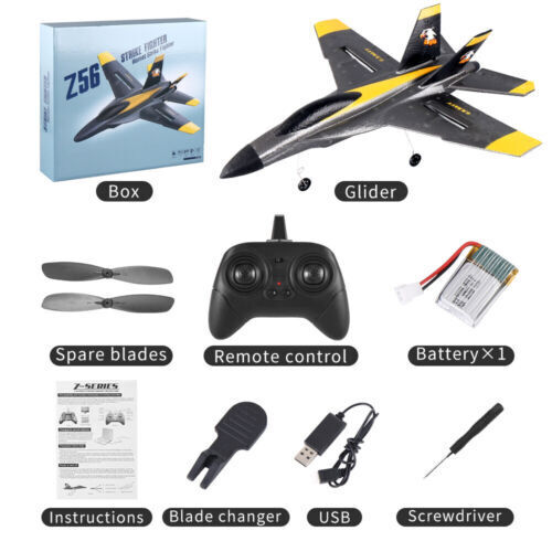 New F18 Remote Control Fixed Wing Fighter Aircraft EPP Foam Glider Kid's Toy